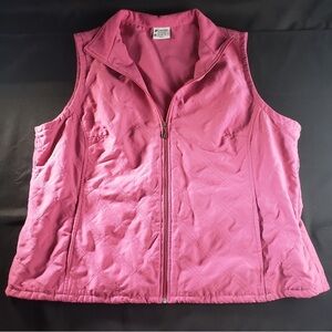 Columbia Sportswear Crater Creek Quilted Prarie‎ Rose Pink Full Zip Women’s Vest
